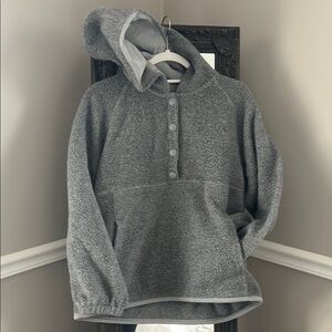 Cozy Gray Hooded Pullover